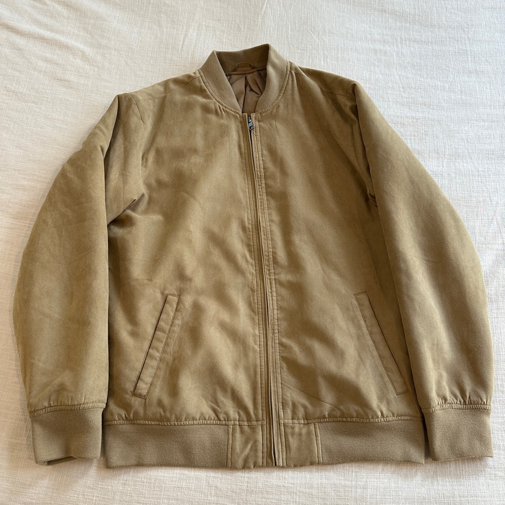 Old Navy Men's Tan Bomber Jacket